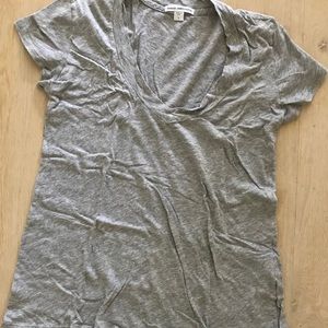 James Perse cotton v neck t shirt size 1